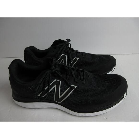 USED New Balance mens 680 V7 Running Shoe 12 X-Wide Black/Star Glo - Picture 2 of 7